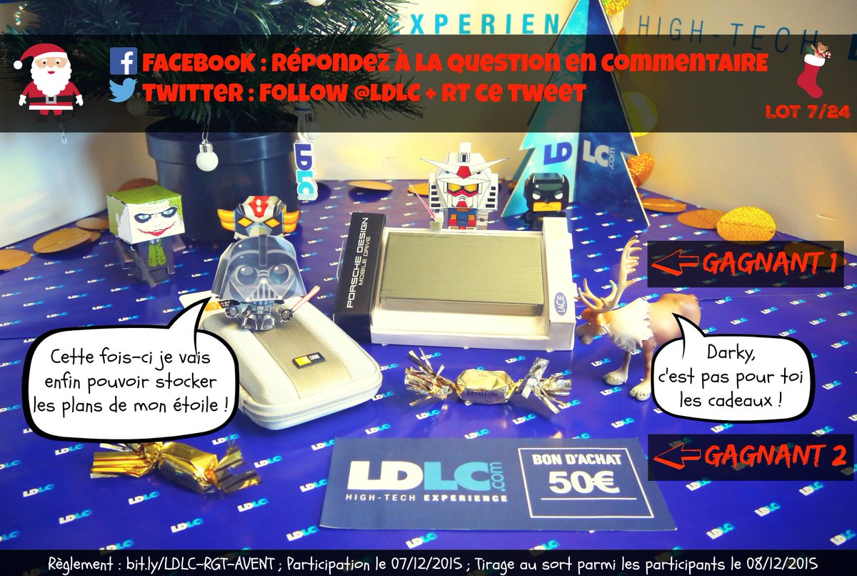 LDLC's tweet photo. #TraineauLDLC 🎄 Calendrier de l'Avent [7/24] À gagner : LaCie Porsche Design 2 To + étui 👉 https://t.co/FI09CGT56T https://t.co/htMo3KCYom