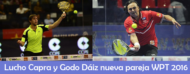 ¡Más cambios! Godo Díaz y Lucho Capra se unirán en el World Padel Tour de 2016. ow.ly/VxLCZ