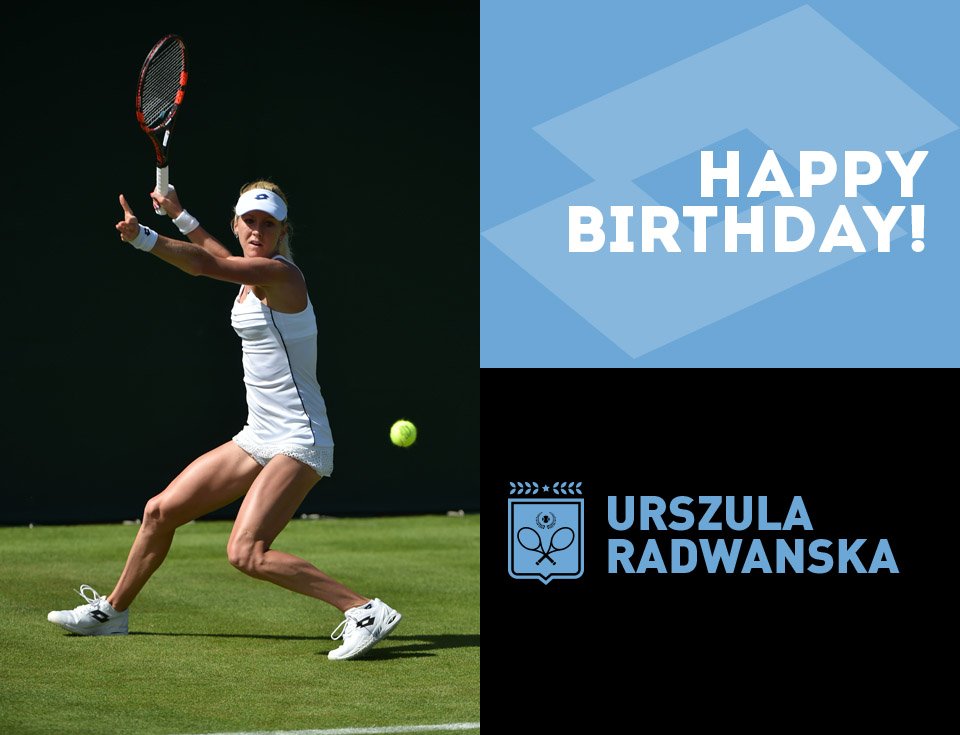 lottosport's tweet photo. Happy birthday #UrszulaRadwanska. #lottosport #tennis #bday https://t.co/449cFv4uGJ