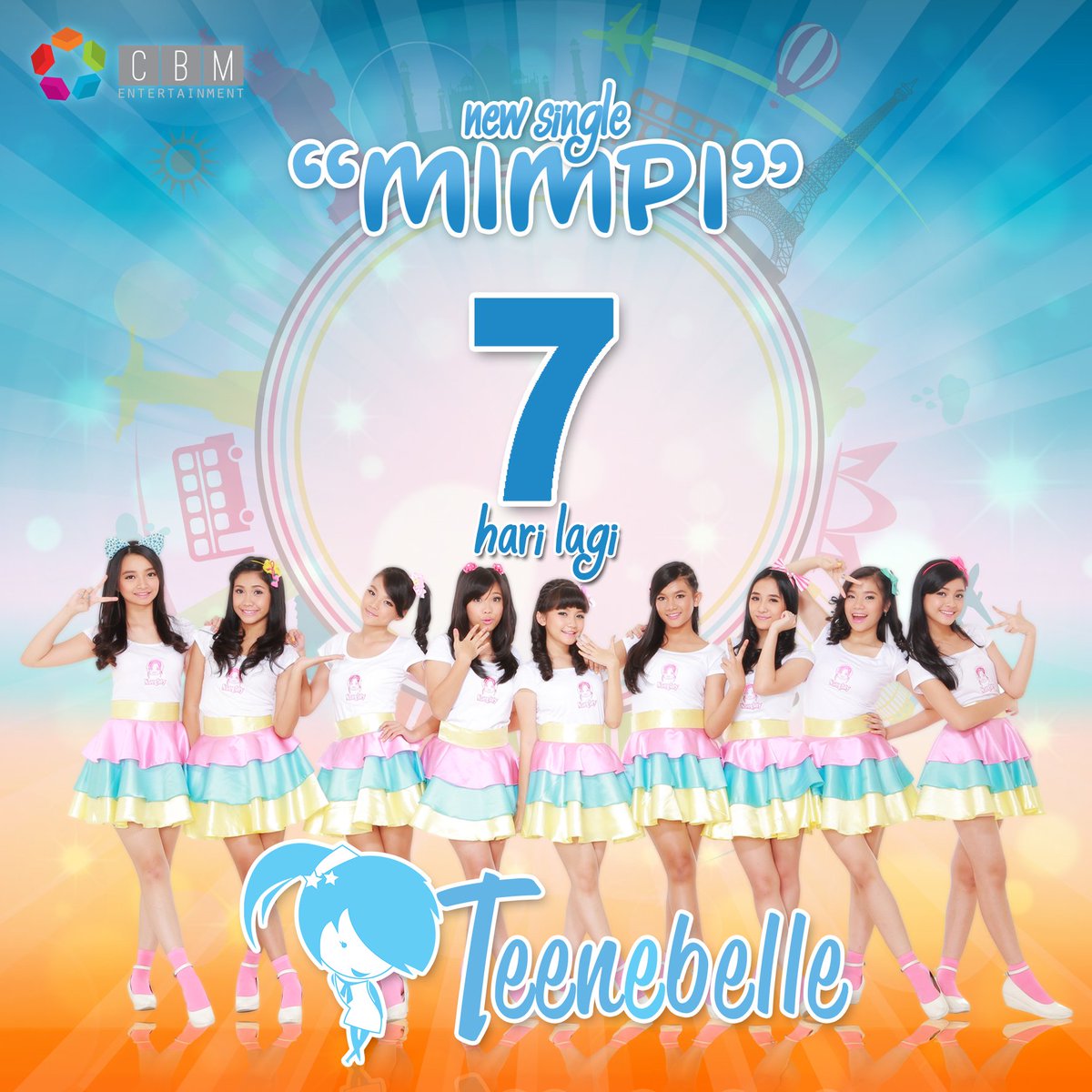 7 hari lagi menuju pemutaran serentak new single "Mimpi" di radio-radio kota kamu!