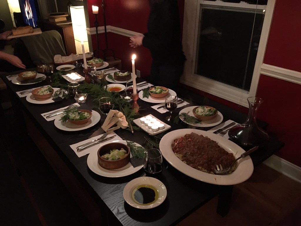 stephenproctor's tweet photo. What does @LuminousParish Nashville look like? Tonight it looked like a decadent feast w/ friends!
#TheAnglicanWay https://t.co/AxFkzrNHEb