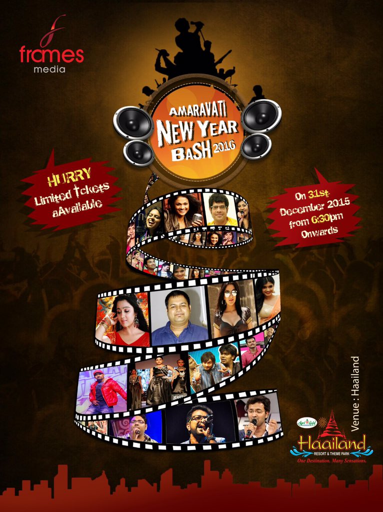 Frames_Events's tweet photo. Amaravathi New Year Bash - 2016 

Tickets available https://t.co/ZyKCueVO3d