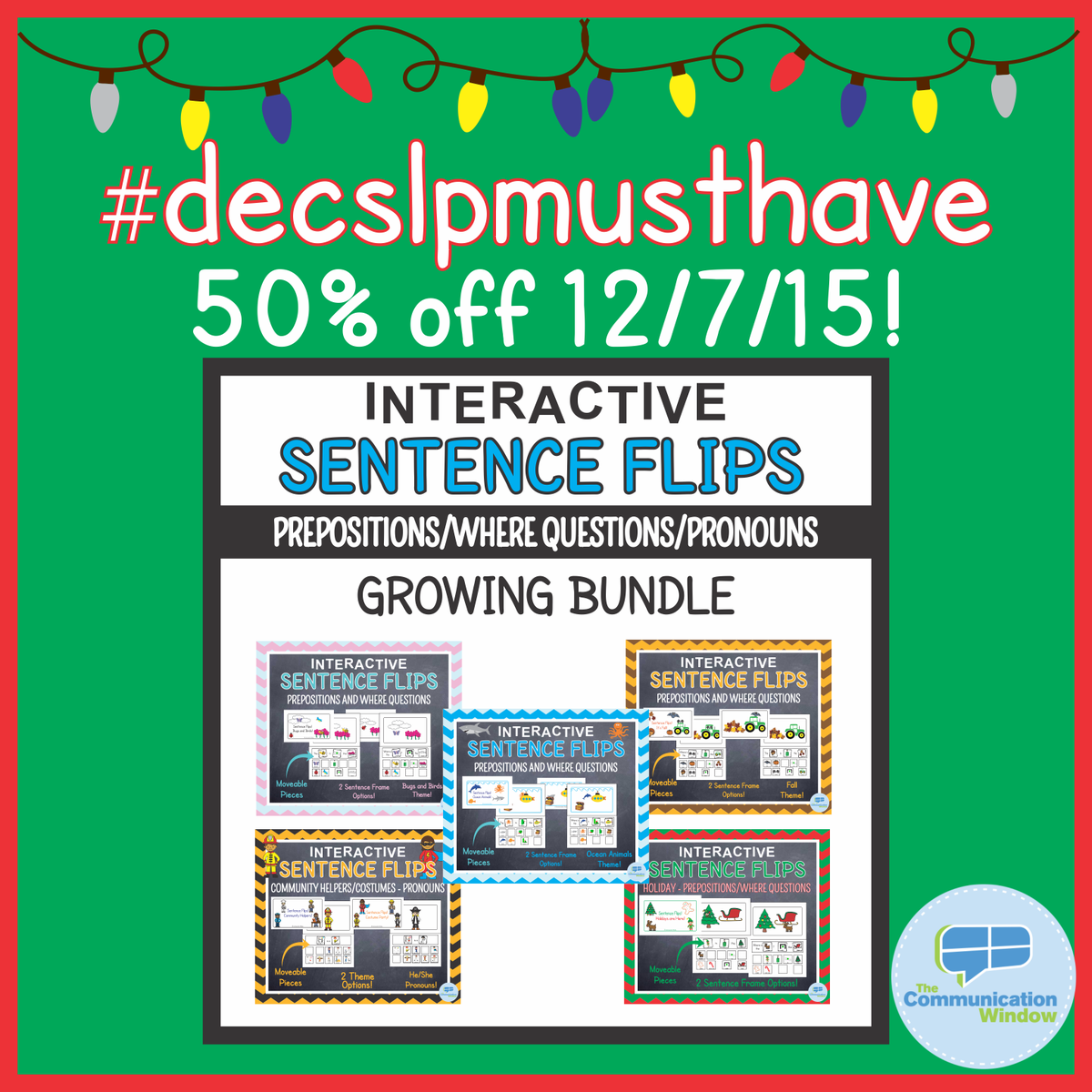 CommWindow's tweet photo. Interactive Sentence Flips Growing Bundle is 50% off! #decslpmusthave https://t.co/utd0rIDelH #slpeeps #slpsontpt https://t.co/HpOb99iwSH