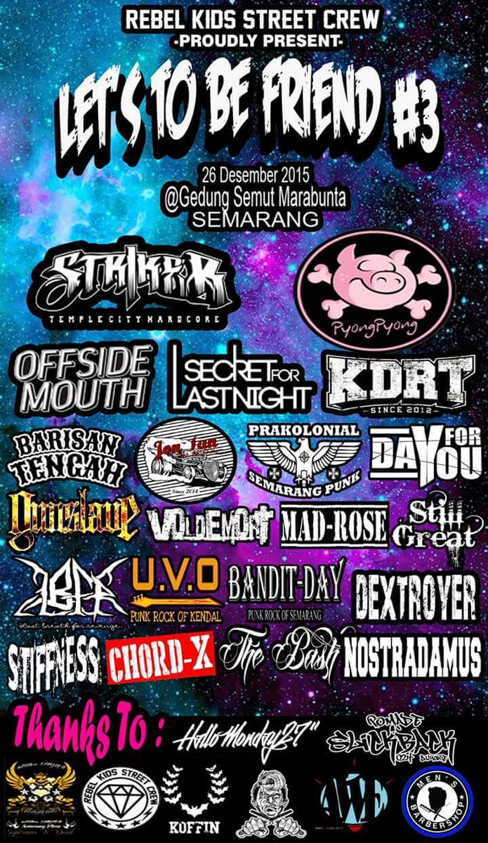 Next Gig : Marabunta, Semarang, 26 Desember 2015. See you there.