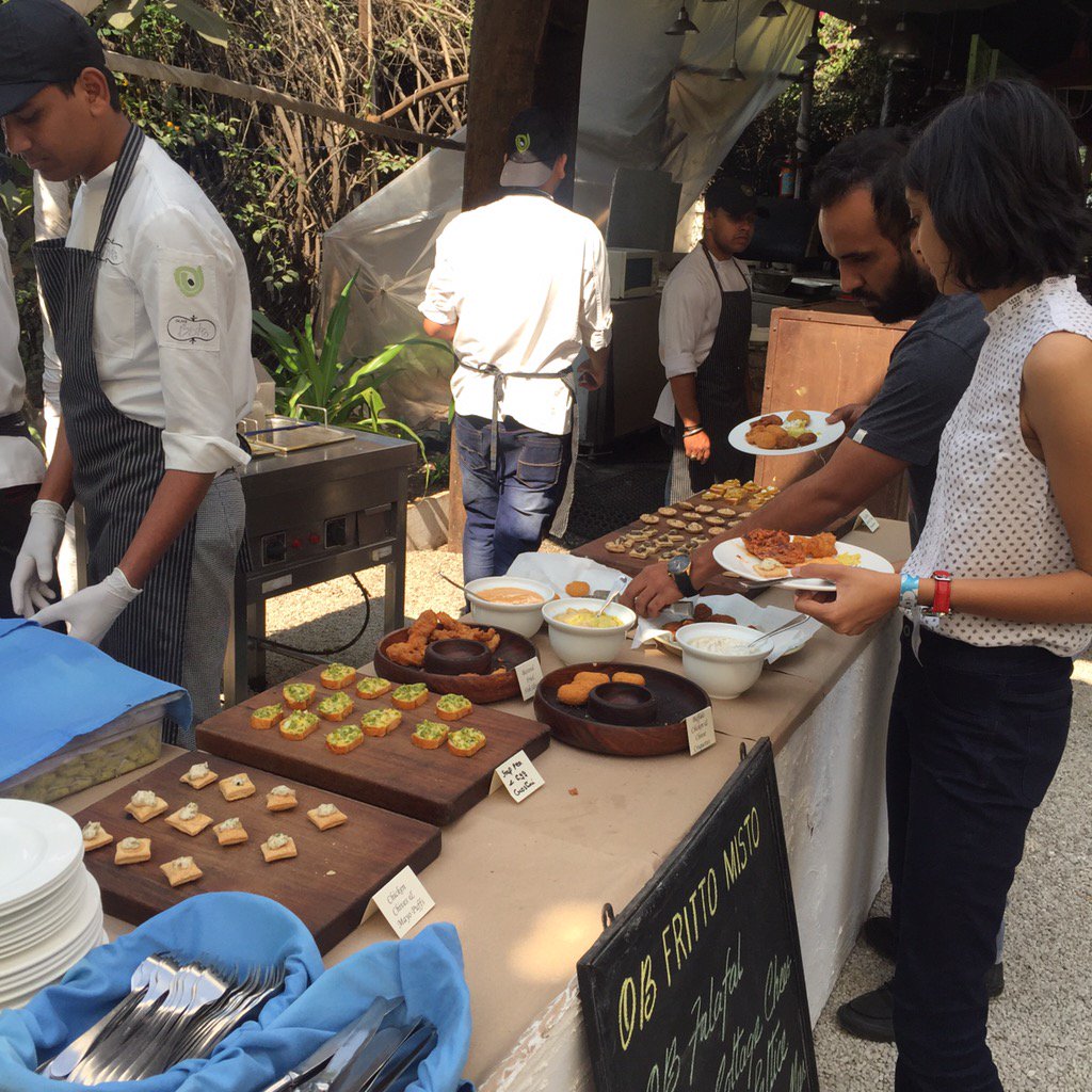 Our lovely patrons picking their favourite pass around snacks yesterday at the #brunch!