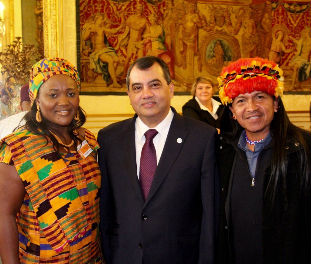 saberhc's tweet photo. With Parliamentarians @RosalineSmitth from Sierra Leone and @cviterigualinga from Ecuador @Senat_Info at #UIP_COP21 https://t.co/uVxyuyPEMO