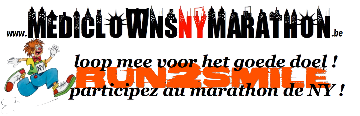 MediClownsBE's tweet photo. November 2016, dan gaan we er weer voor. Wie durft de uitdaging aan? #run2smile https://t.co/2ZrgJkcOdH