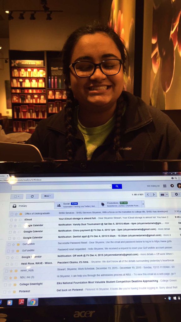 ShyanneDaniels's tweet image. Had a great time earlier at Starbucks 💕 #studydate
