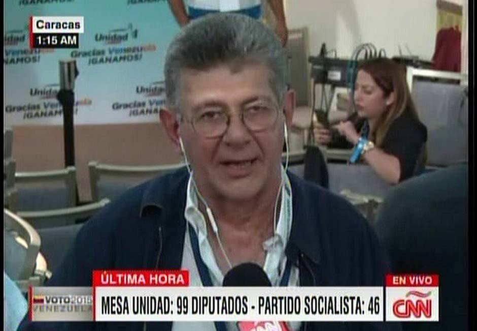 ElUniversal's tweet photo. Ramos Allup: Esta elección nos permitirá lograr entre 113 y 115 diputados #6D #Eleccio.. https://t.co/g1Wg6bfEoi https://t.co/FhvYk1azE4