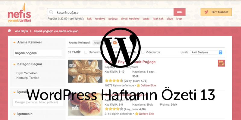 MomothHQ's tweet photo. WordPress Haftanın Özeti: 13
WordCamp US’de Örnek Bir Türk Sitesi: Nefis Yemek Tarifleri
https://t.co/YwjEIsmGAd https://t.co/uW179fA9DB