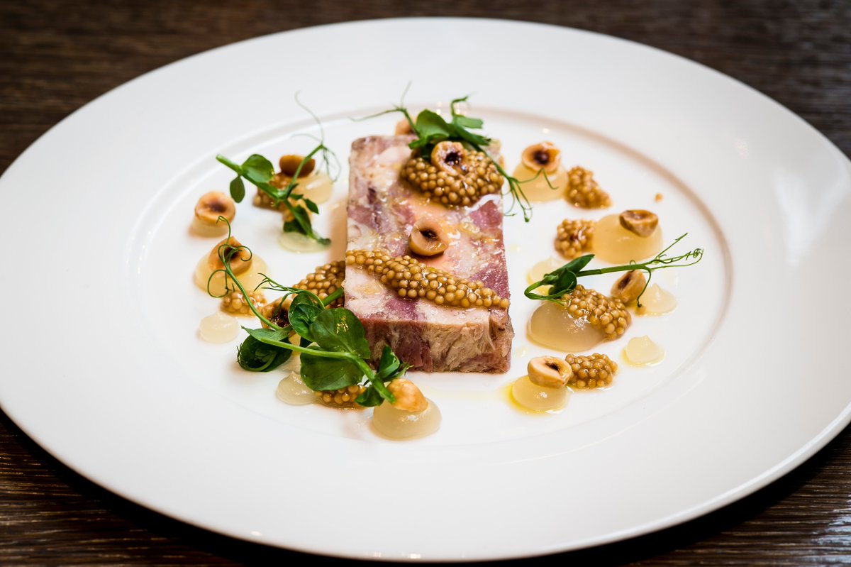 SOCIaL on Twitter "Braised rabbit and ham hock terrine, poached leek