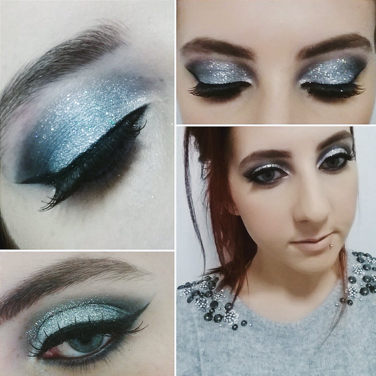 EmmaFergusonMUA's tweet photo. Christmas party make-up 🎄 #mua #makeupartist #makeup #christmas #partymakeup #glitter #glitteryeyes #eyemakeup https://t.co/OLGHqW55NV