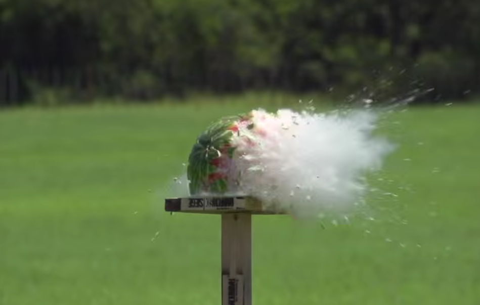 YRAL_TV's tweet photo. Rednecks manage to destroy water-melon with Assault-rifles. https://t.co/jcmJPNgKpw #guns https://t.co/6PrTS3W3hg