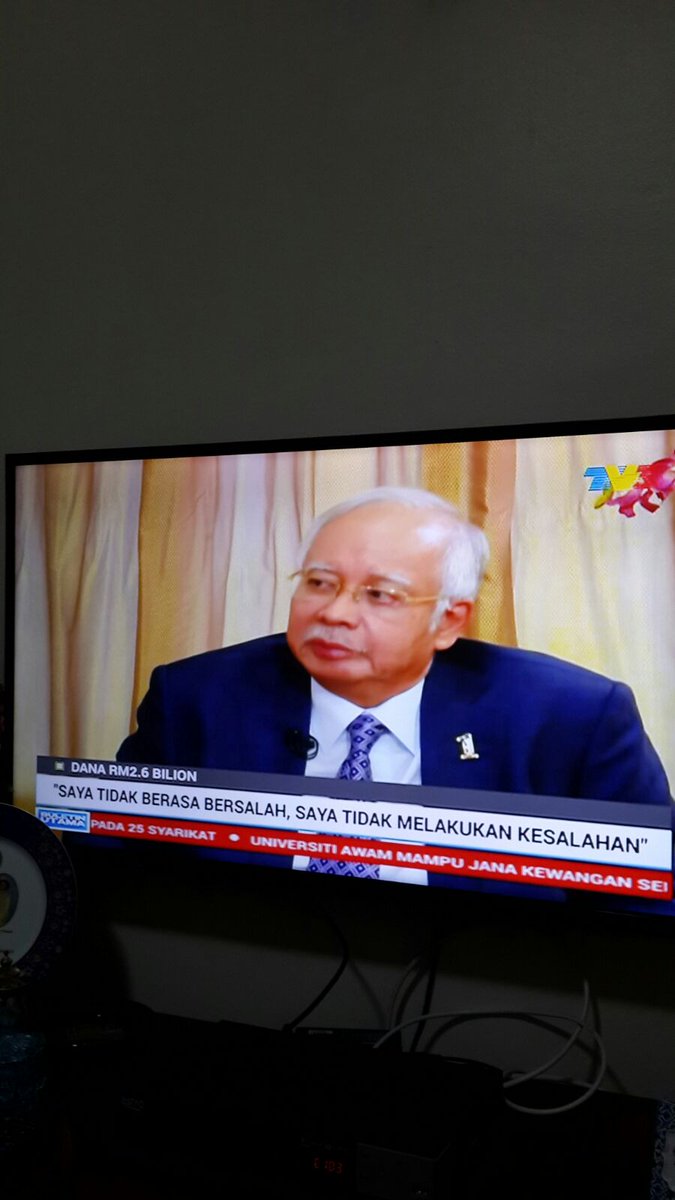 kamilmunim's tweet photo. Sepatutnya jawab dalam parlimen. Bukan tv3 @NajibRazak  #DermaNajib https://t.co/SlioMo3Voo