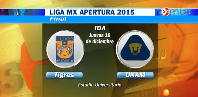 Tigres vs Pumas por Televisa Deportes