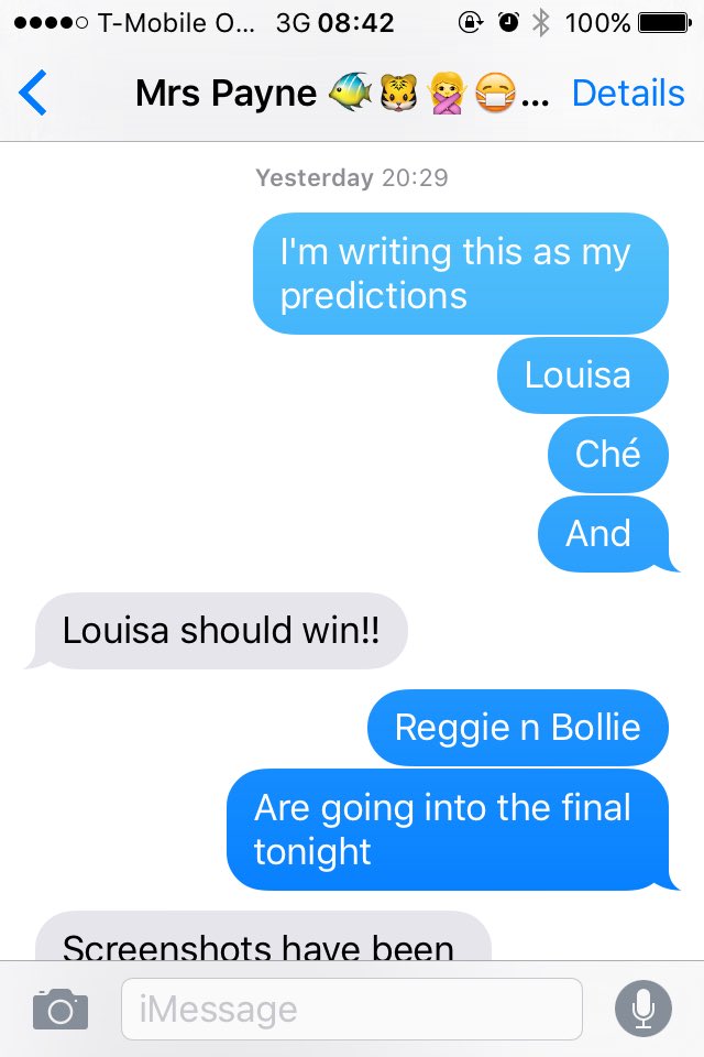 Afxaaa's tweet photo. I'm Psychic πππππ#XFactorFinalists https://t.co/QrIDfkjhW9