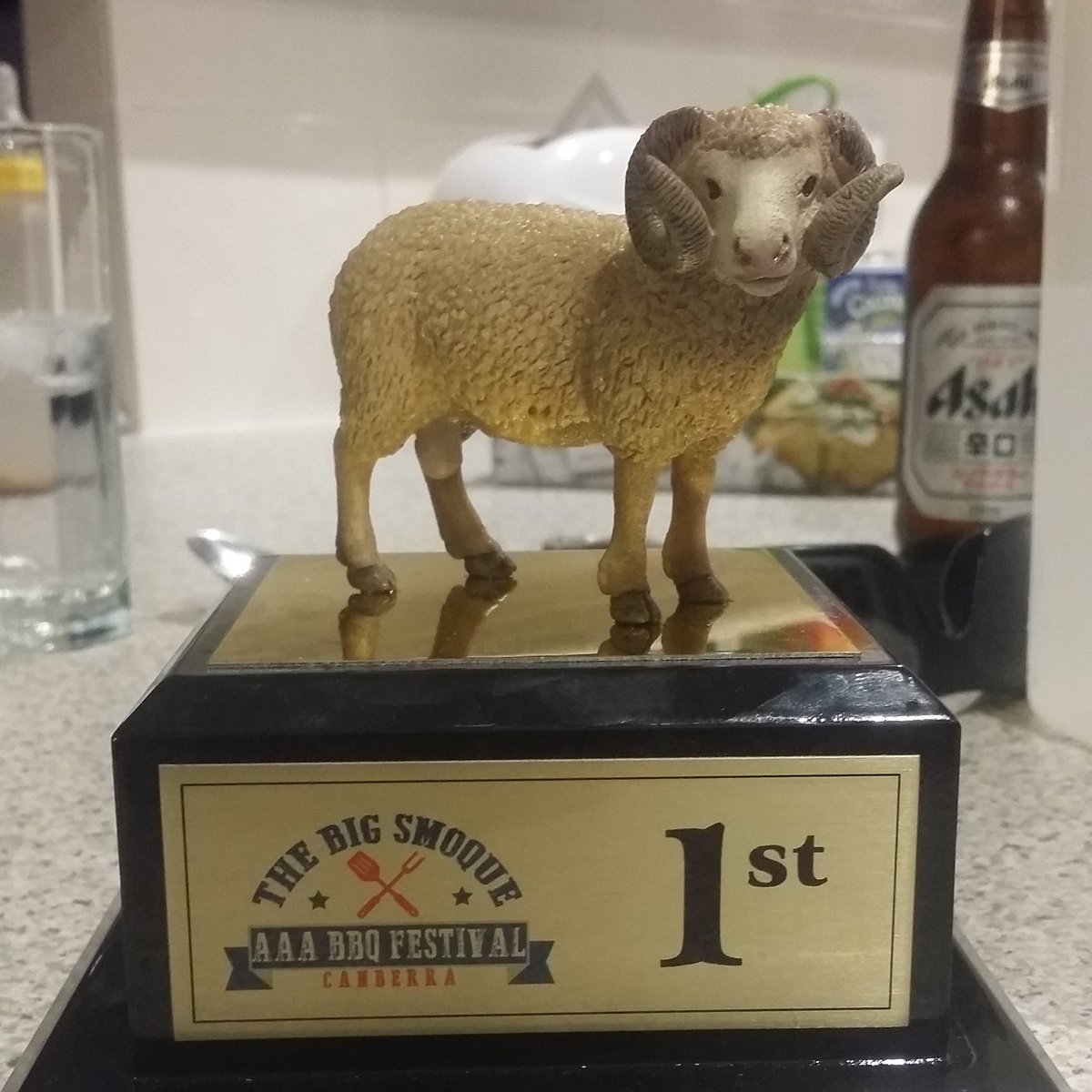roandslowbbq's tweet photo. 1st Place in Lamb @AAABBQ_Fest using #Rupertswoodfarm Tasmanian lamb. Top team effort from the fellas! https://t.co/q2lyMTBJTK