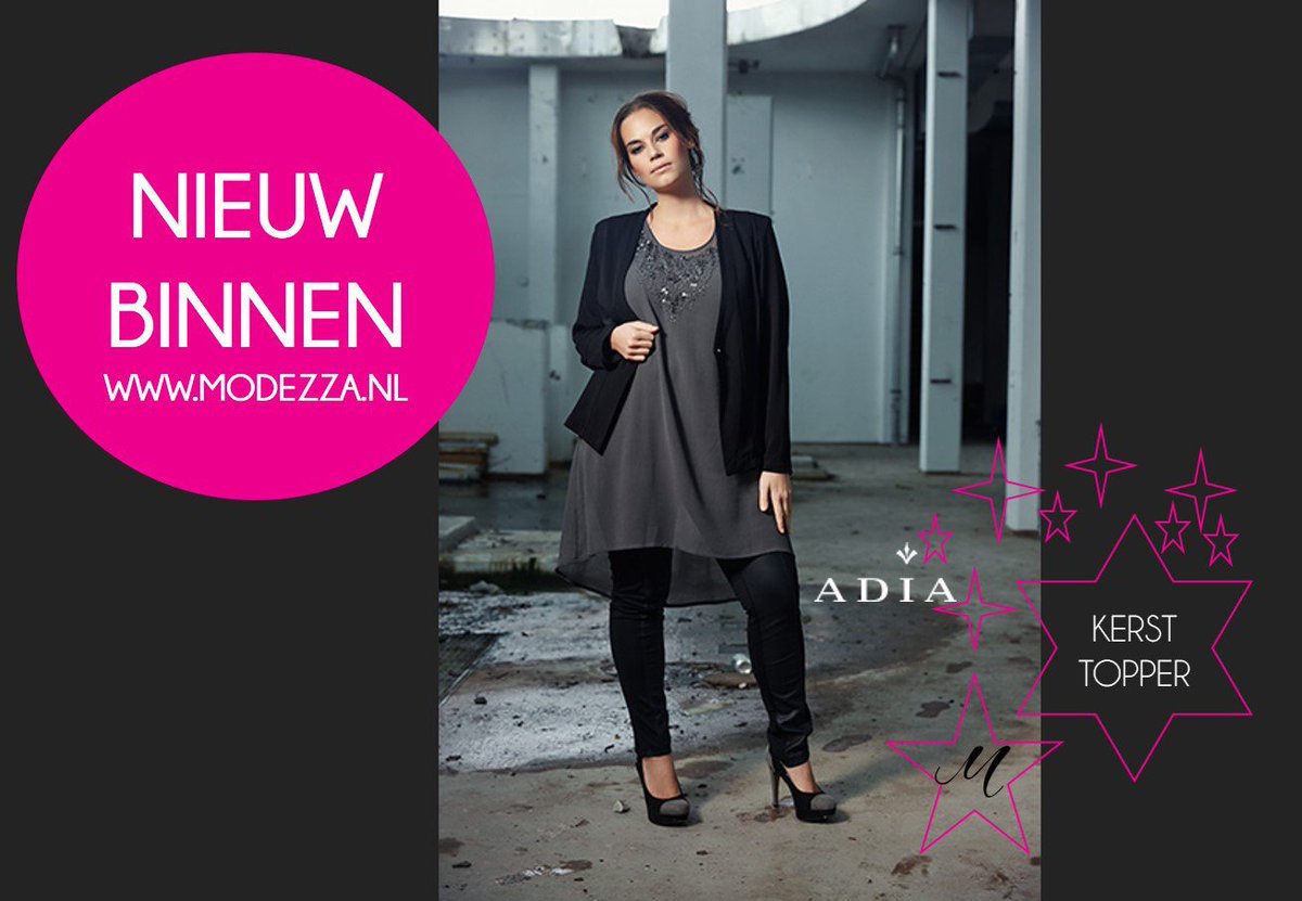 Modezza's tweet image. Deze tuniek van #ADIA @MarcelElzenaar is een echte #kersttopper! ow.ly/VtIr0