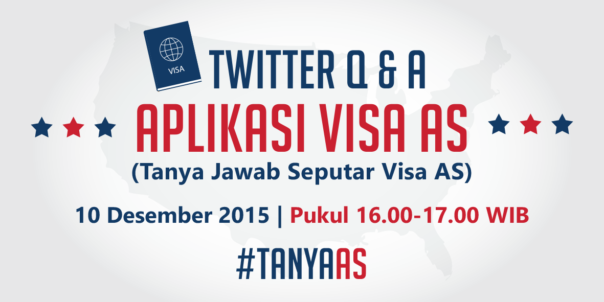 Ada rencana liburan ke AS? Jgn lewatkan kesempatan utk tanya jawab ttg visa AS. Kirim pertanyaanmu dg #TanyaAS.