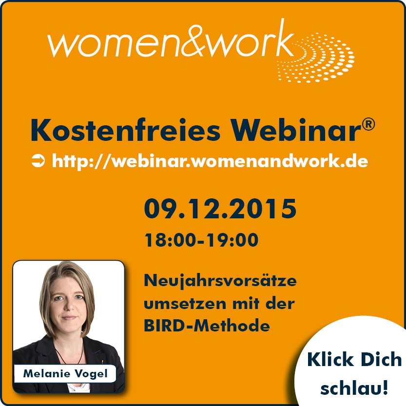 Kostenfreies #Webinar: #Neujahrsvorsätze umsetzen am 9.12. um 18 Uhr, #women_and_work ow.ly/RSpE7