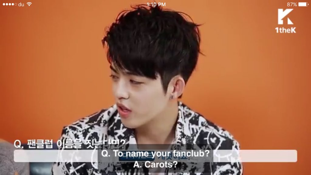 httpsebongs's tweet photo. when s.coups confirmed that our fandom name will be carrots then we will be holding a carrot lightstick 😂 #No_Fun https://t.co/fMXJfph0ad