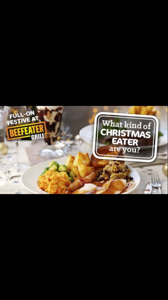 What kind of festive eater are you? <a href="/CoreysmillB/">Coreysmill Beefeater</a>