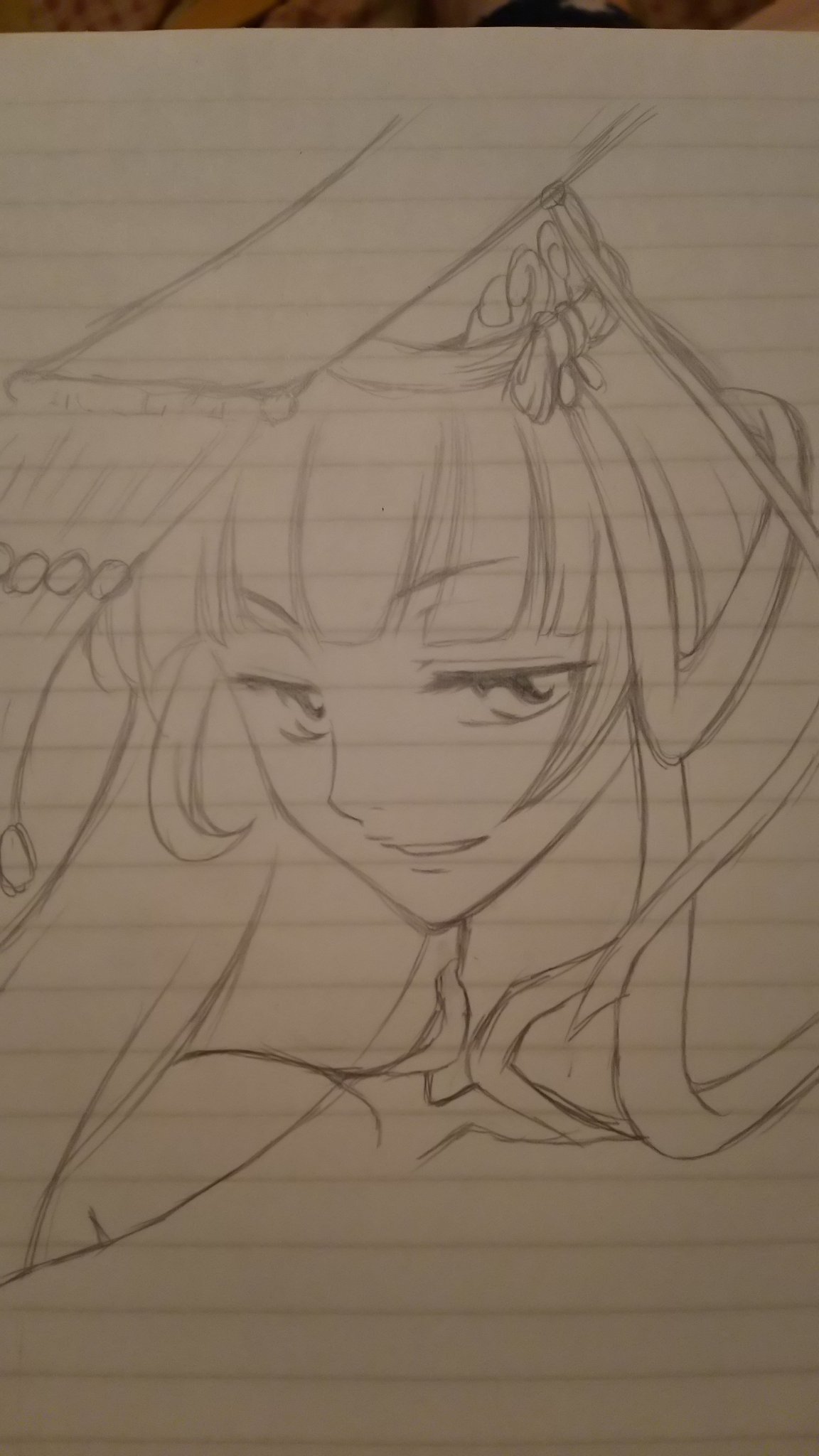 からし パソコン壊れたので久々にシャーペンでゴリゴリ描きましたよ 始皇帝さん 今の超お気に入りキャラ始皇帝さん モンスト モンストイラスト T Co 87c6ottrlh