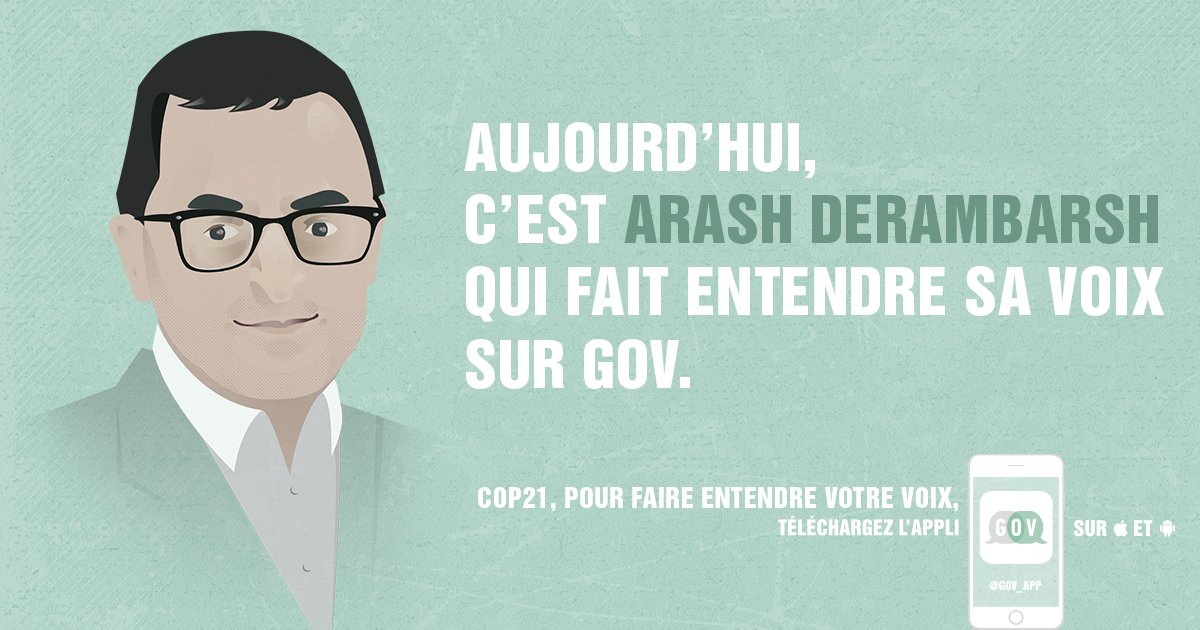 GOV_APP's tweet photo. #COP21 Aujourd'hui sur @GOV_APP c'est @Arash qui fait ses 3 propositions pour le climat
ici: https://t.co/120OrkWblQ https://t.co/Clib4C1tQg