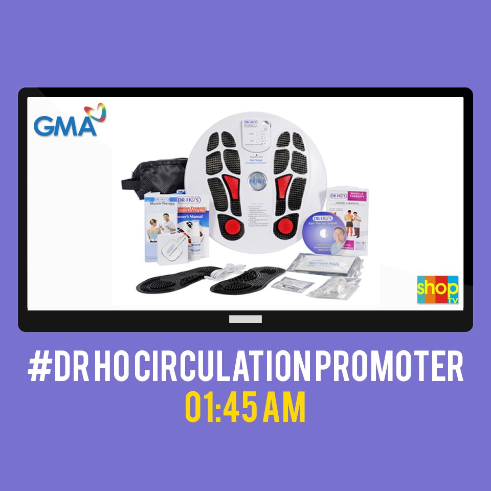 shoptvph's tweet photo. Tune in now to #GMA7 and catch #DrHo's #CirculationPromoter in action. #GMA #Kapuso #ShopTVPh #ForTheGoodLife https://t.co/89LUUyIndo