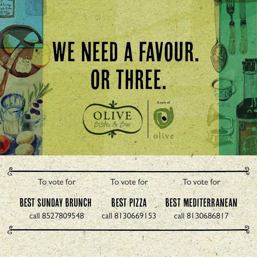 Nominated for the @TimesFood Awards 2016 in 3 categories. Just make a quick little call &amp; show us your love :)