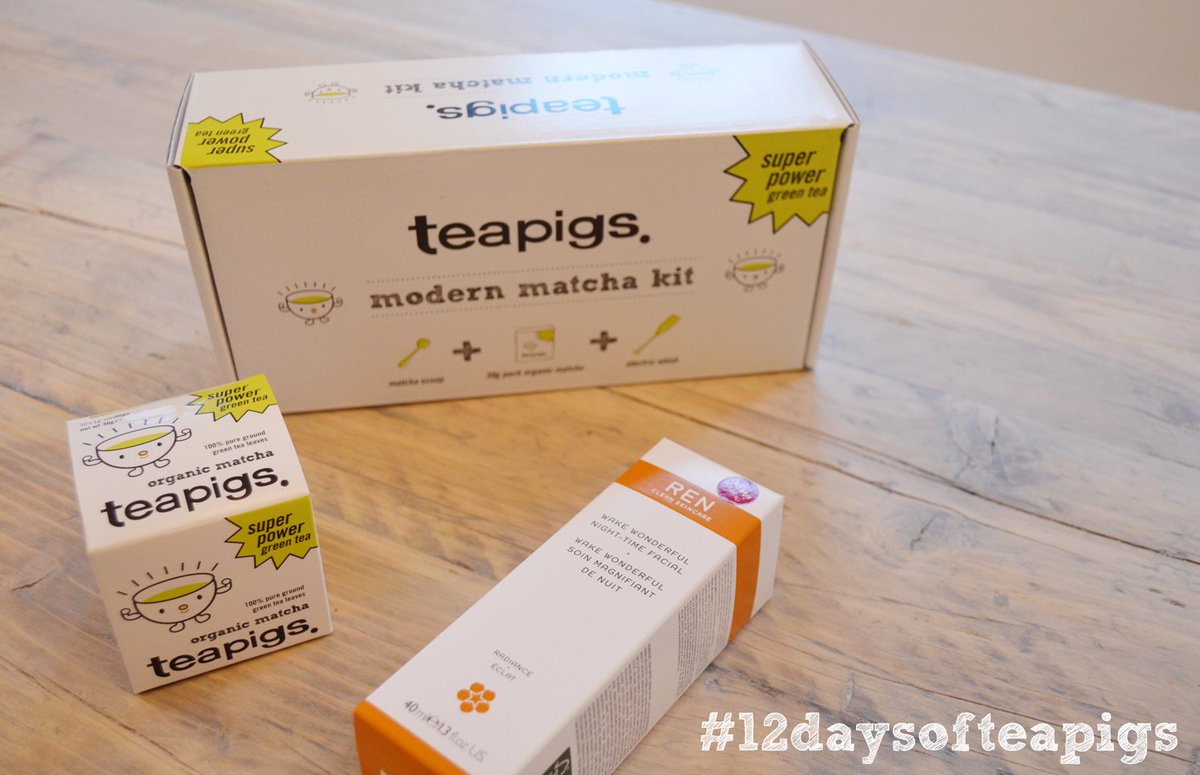 teapigs's tweet image. matcha &amp;amp; @RENskincare, surely the ultimate #mondaymotivation duo!? Simply RT by 6pm to win! #12daysofteapigs