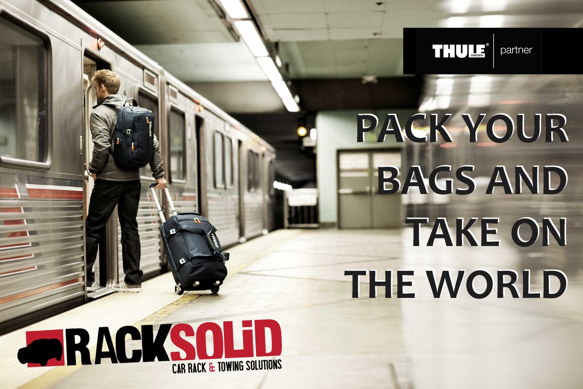 Forget about Monday, pack your bags and take on the world with #RackSolid that is a proud #Thule #Partner