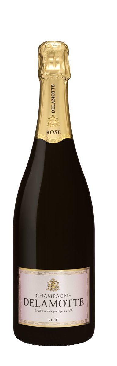 Enjoy a #raspberrycharlotte with #ChampagneDelamotteRosé ! #InstantDelamotte #dessert #champagne #bubbles #Delamotte