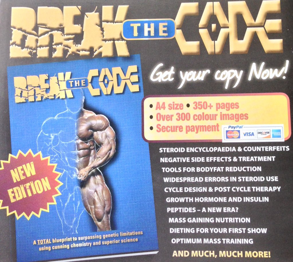 getbreakthecode's tweet image. Knowledge is power...get your copy of the #bodybuilding "bible" .... or as a #Christmas present for loved ones...