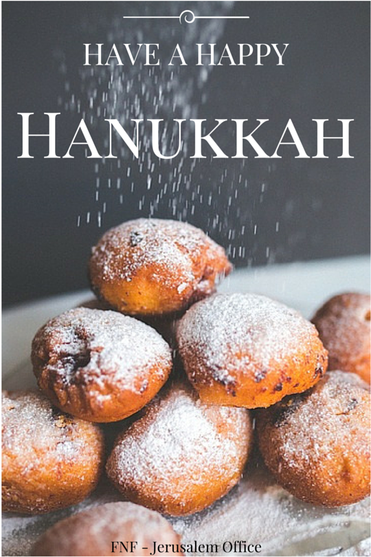 #HappyHanukkah from <a href="/FNF_Jerusalem/">FNF - Jerusalem</a>