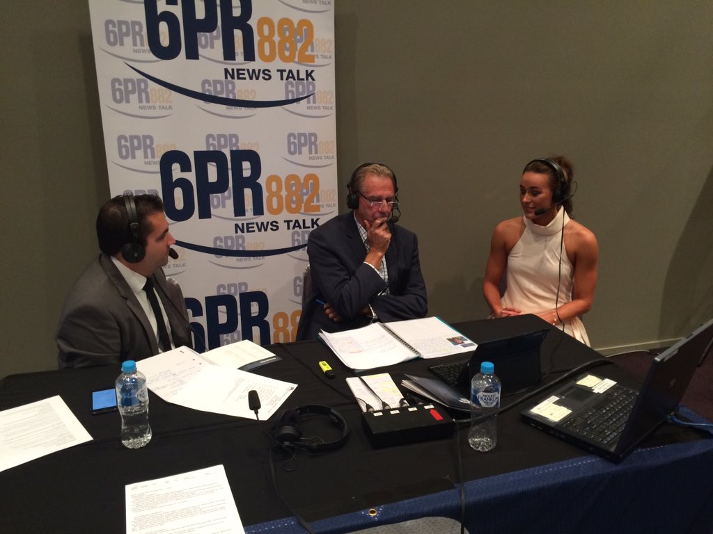 The rising star of Swimming and Sports star of the year finalist <a href="/briathrossell/">Brianna Throssell</a> with the guys now