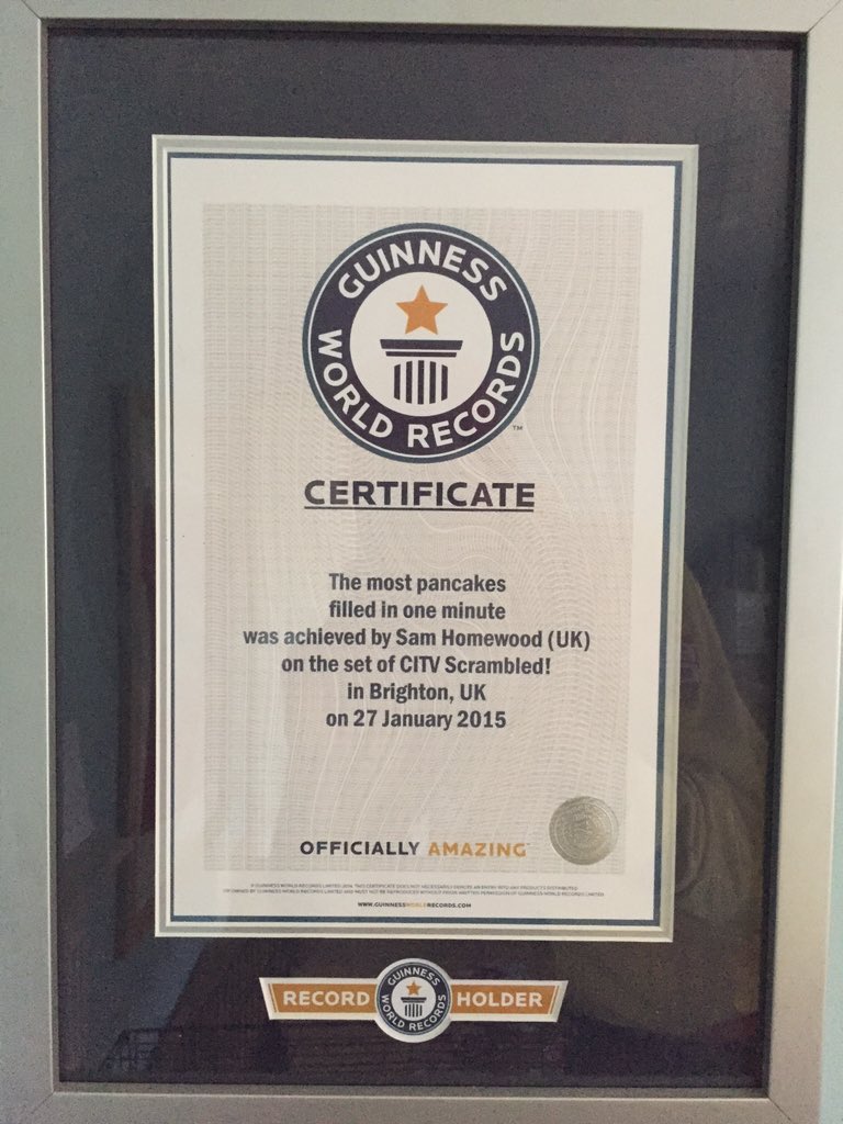 SamHomewood's tweet photo. If I can break world records, you can do anything. #mondaymotivation https://t.co/rKek4fu6U7