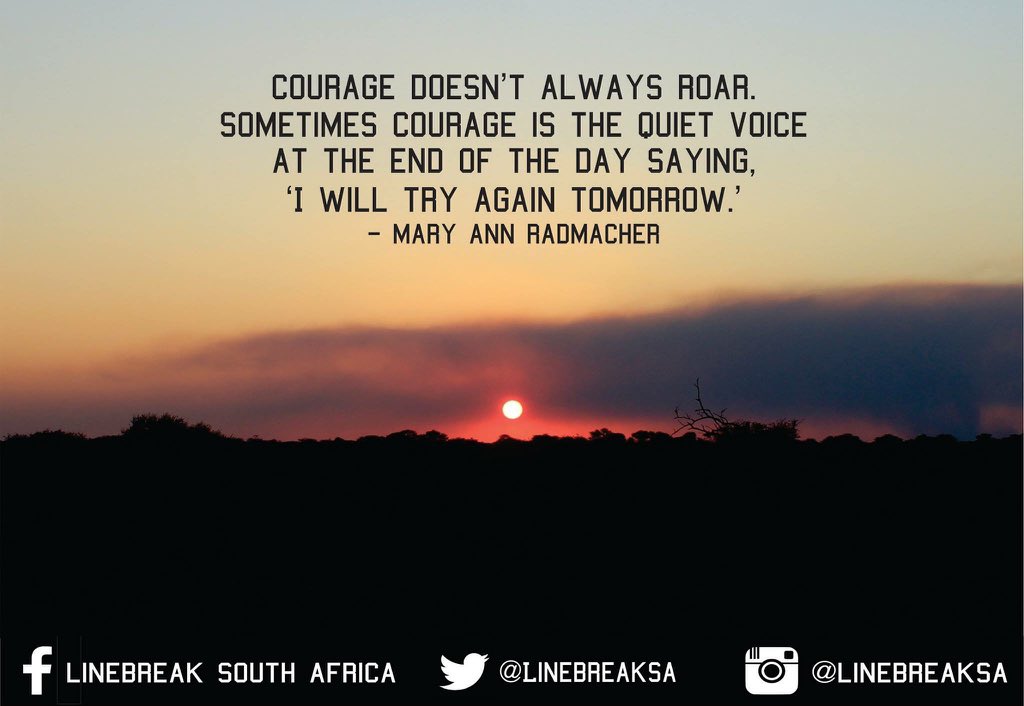 #MotivationMonday from Linebreak SA 🦁