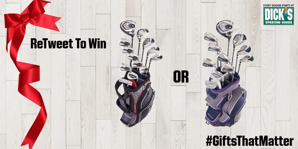 DICKS's tweet image. RT for a chance to win a Top Flite golf package. #Sweepstakes #GiftThatMatters d.sg/JP2
