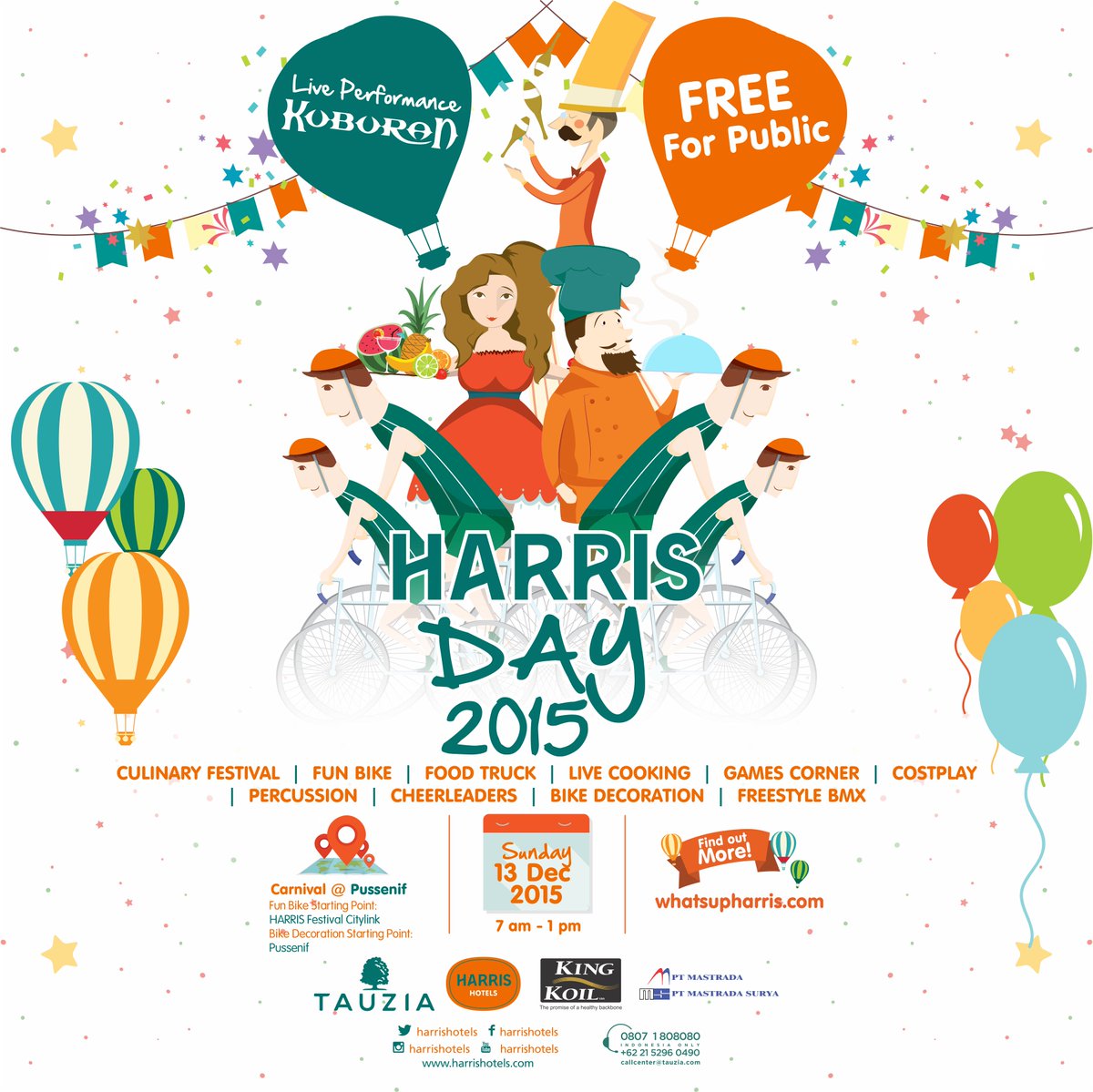 HARRIS DAY 2015 <a href="/HarrisCTlinkBdg/">HARRIS Hotel Bandung</a> | SUNDAY 13 DEC 2015 | 7am - 2pm | LIVE PERFORMANCE <a href="/bandKUBURAN/">KUBURAN Band Official</a>