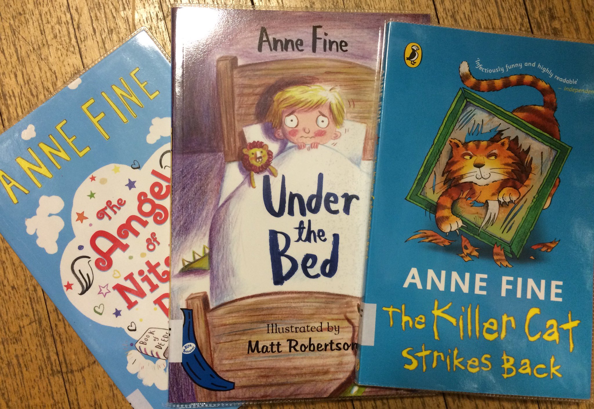 Wishing Anne Fine a very happy birthday for today. 