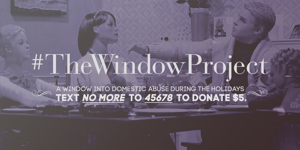 MaplegateHouse's tweet image. #TheWindowProject A window into domestic violence over the holidays. Stop the violence here:  youtube.com/watch?v=j2xebk…
