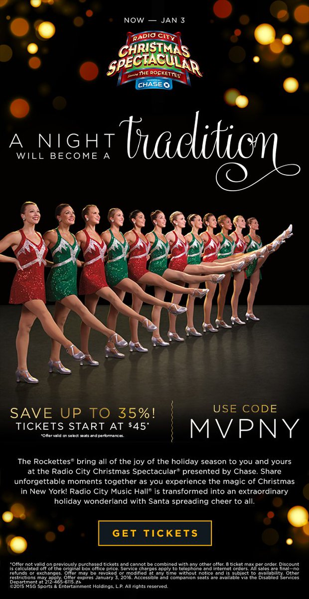 NYC_Info's tweet photo. Save up to 35% on tickets to see @Rockettes  #spotlightdeal https://t.co/MBmBo5ksoz https://t.co/tCK1JdFWwQ