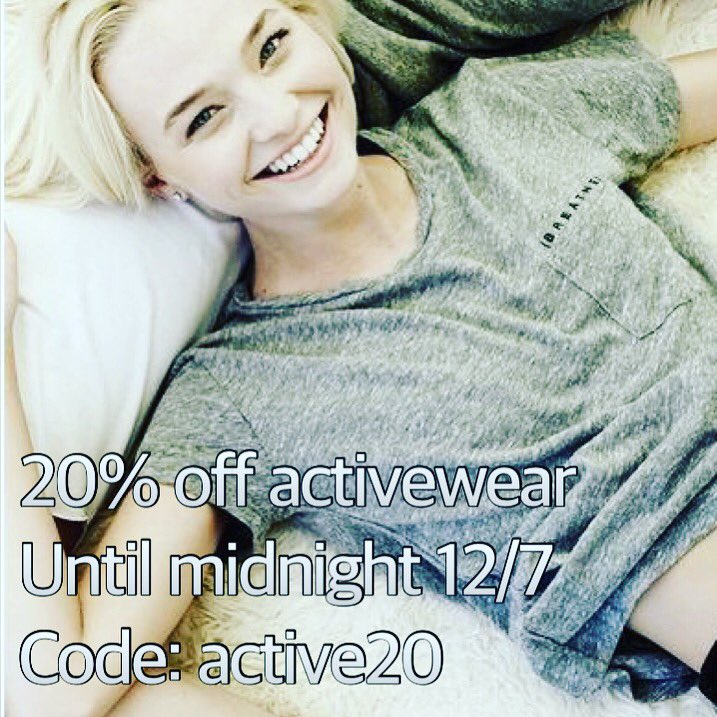 Online sale today only #goodhyouman activewear 20%off link in bio