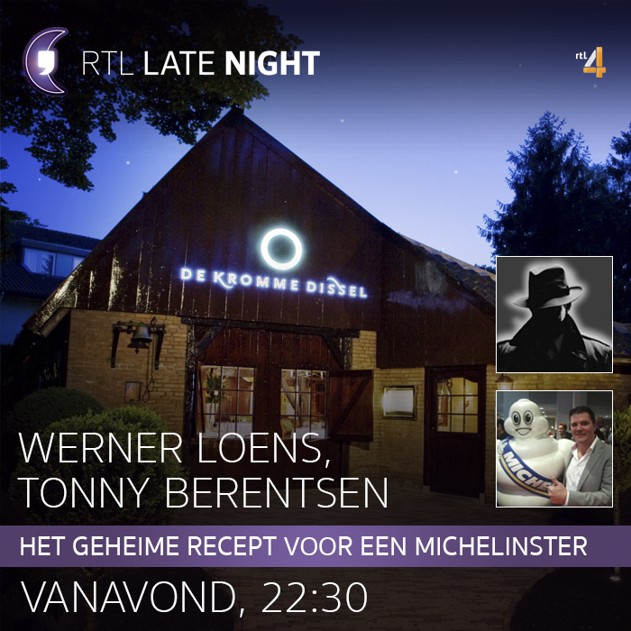 Vanavond de machtigste man van de #Michelinsterren en topchef @TonnyBerentsen: R.TL/1HQjtMO! #RTLLN
