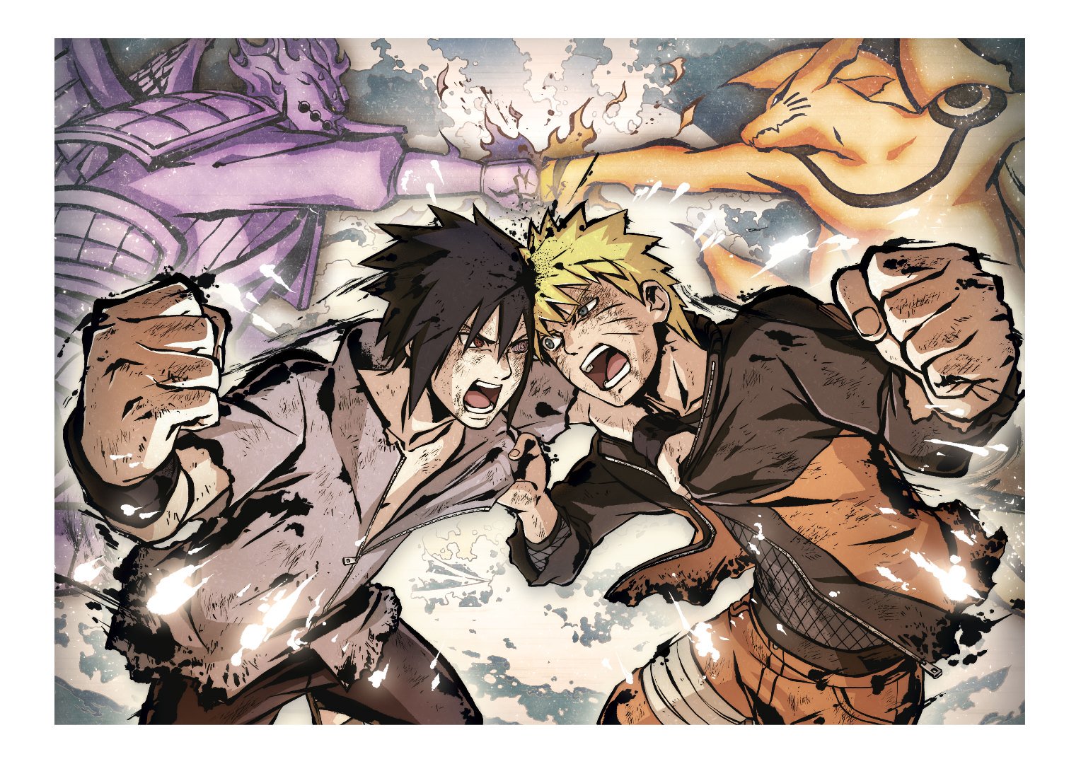 Naruto & Sasuke Battle It Out!, Naruto