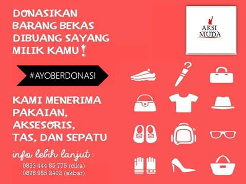AKSI_MUDA's tweet photo. #AyoBerdonasi
#PakeanBekasMKS
#GerakanSosialMKS
@SupirPete2 @anak_unhas @MksEventcom @Mks24Jam @CreativeIdeaMKS https://t.co/HI7qRGj0Dv