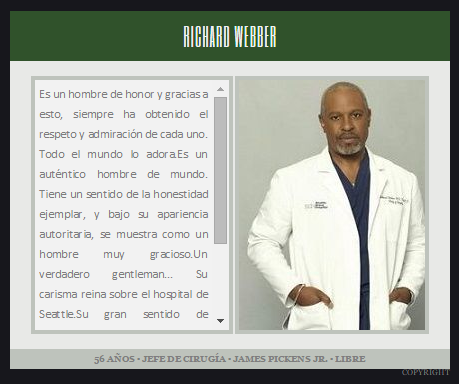 Buscamos a Richard Webber ¿RT?
seattlegrace.foroactivo.com
