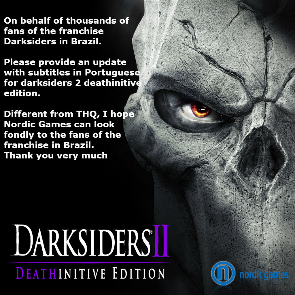 Nordic Games Darksiders Ii Deathinitive Edition Xbox One Update 3 Has Been Released T Co Edl90lnoge Nordic Games Darksiders Ii Deathinitive Edition Xbox One Update 3 Has Been Released T Co Edl90lnoge
