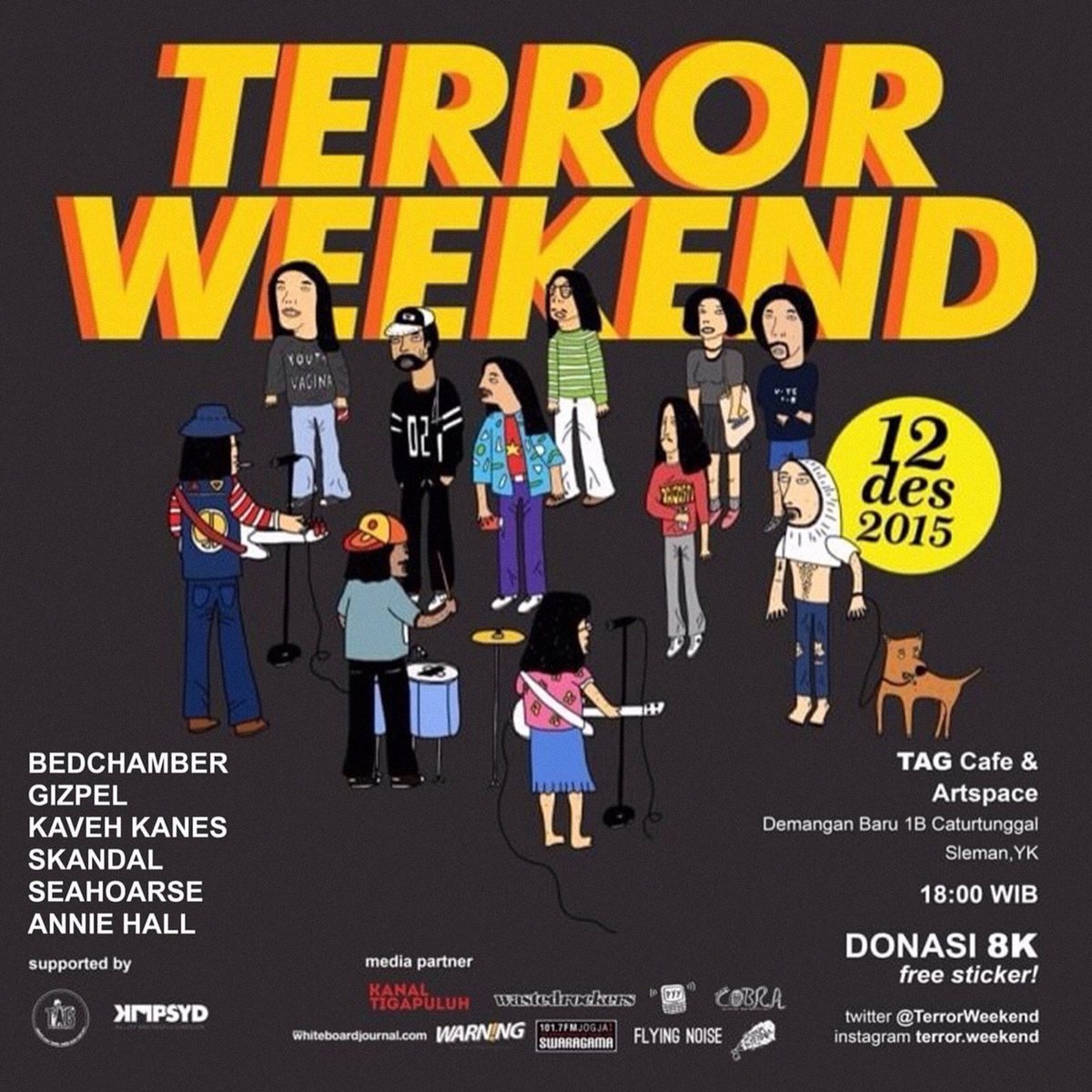 seahoarse_'s tweet photo. Besop sabtu ya. Sabtu. Inget. 

Cc: @TerrorWeekend https://t.co/zr4vVn5hCN